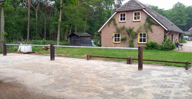 Nieuwe paal
